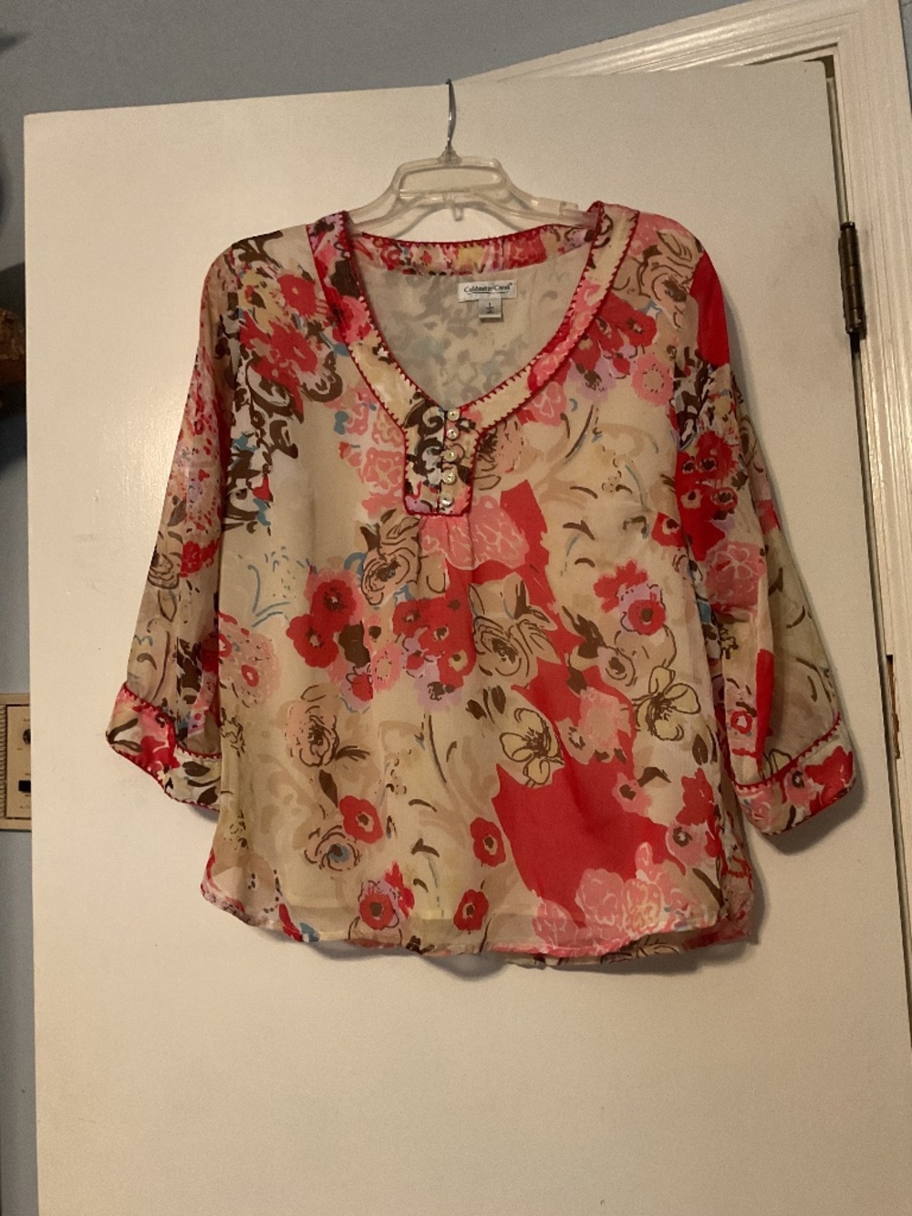 Spring floral top
